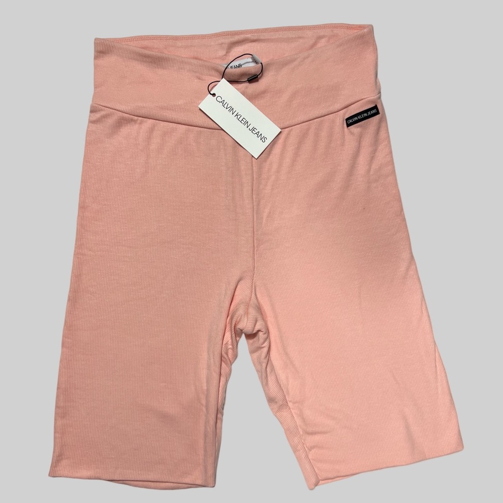 COPY - Calvin Kline Jeans Ribbed High Waist Bike Shorts Size M NWT